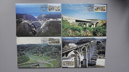 Südafrika 651/4 Maximumkarte MK/MC, Brücken - Brieven En Documenten