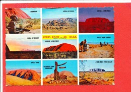 AYERS ROCK MT OLGA   Cpsm Multivues        Arc 2 - Sonstige & Ohne Zuordnung