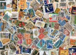 Australia 175 Different Used Stamps On Animals Fish Flower Painting Bird QEII Flag - Verzamelingen
