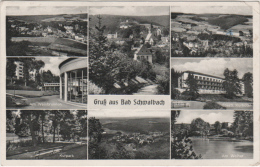 Bad Schwalbach - S/w Mehrbildkarte 4 - Bad Schwalbach