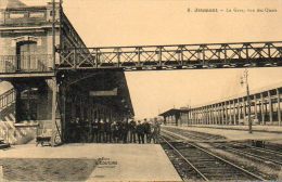 CPA- JEUMONT (59) - Aspect De La Gare Et Des Quais En 1944 - Jeumont