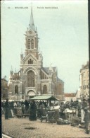 Bruxelles - St Gilles : Parvis Et Marché - Animation Splendide - St-Gilles - St-Gillis