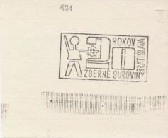 J2345 - Czechoslovakia (1945-79) Control Imprint Stamp Machine (R!): 20 Years Of "Collecting Materials" Bratislava - Proeven & Herdrukken
