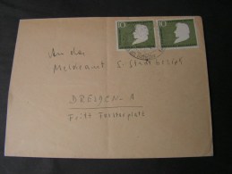 == BRD MeF 1954 - Storia Postale