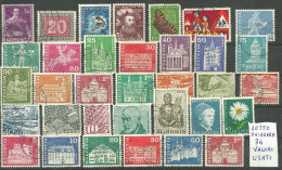 SVIZZERA -  34 VALORI USATI  E NUOVI - ALTO VALORE DI CATALOGO - Collections