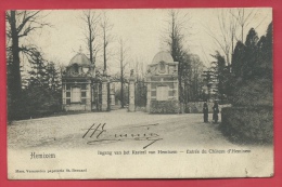 Hemiksen - Ingang Van Het Kasteel Van Hemixem - 1905 ( Verso Zien ) - Hemiksem