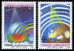 TURKEY 1994 (**) - Mi. 3010-11, Turkish Satellite Communication System - Unused Stamps