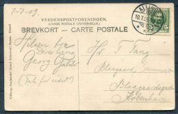 1909 Denmark Bornholm Hotel Postcard Allinge - Covers & Documents