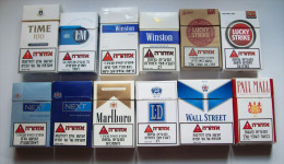 Empty Cigarette Boxes-12items #0407. - Schnupftabakdosen (leer)