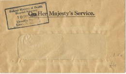 13420. Carta  KITWE (North Rhodesia) 1958. Service. On Her Majesty's Service - Nordrhodesien (...-1963)