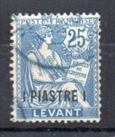 Levant N° 17 Belle Oblitération Bleu Dents Courtes - Used Stamps