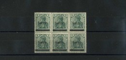 - SARRE 1920/35 . TIMBRES DE 1920 . NEUFS  SANS CHARNIERE . BLOC DE 6 - Nuevos