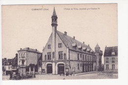 CLERMONT - L'Hôtel De Ville Construit Par Charles IV - Clermont