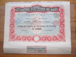Le Central électrique Du Nord - Electricity & Gas