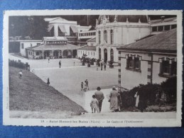 SAINT HONORE LES BAINS -   Le  Casino   - Très Animée (scan Verso) - Saint-Honoré-les-Bains