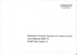 American Express - Cartes/Enveloppes Réponse T