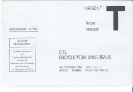 Encyclopaedia Universalis - Cartes/Enveloppes Réponse T