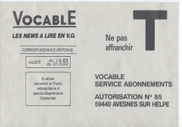 Vocable - Buste Risposta T