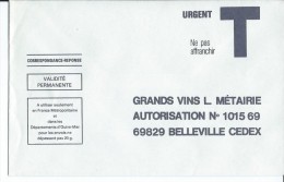 Grand Vins - Cards/T Return Covers