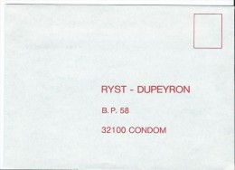 Ryst Dupeyron - Cartes/Enveloppes Réponse T