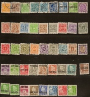 DENMARK BOB Selection (44) 1919-1941 M+U #Hi1 - Pacchi Postali