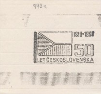 J2373 - Czechoslovakia (1945-79) Control Imprint Stamp Machine (R!): 1918-1968; Czechoslovakia 50 Years - Essais & Réimpressions