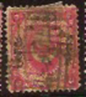 TURKEY 1865 5pi Red SG 15 U ZZ3157 - Used Stamps