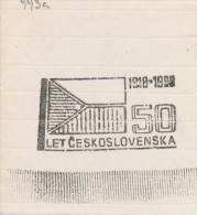 J2377 - Czechoslovakia (1945-79) Control Imprint Stamp Machine (R!): 1918-1968; Czechoslovakia 50 Years - WW1