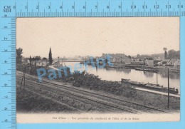 CPA Fin D'oise (Confluent De L'Oise Et De La Seine  Cir. 1905) 2 Scans - Maurecourt