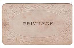 Carte Parfumée (???) PRIVILEGE (PPP107) - Vintage (until 1960)