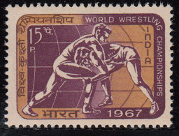 India 1967 MNH,  World Wrestling Championship, Sport. - Ongebruikt