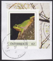 2014 -  ÖSTERREICH  - PM "Grasfrosch" 62 C Mehrf - O  Gestempelt  -  S.Scan  (PM 1489  At) - Personalisierte Briefmarken