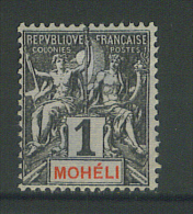 VEND TIMBRE DE MOHELI N° 1 , FOND LIGNE , NEUF !!!! - Nuevos