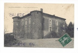 CPA - VILLARS-les-DOMBES (01) Vieux Château De Glareins (timbres Devant Et Dos - Voir Scan) - Villars-les-Dombes