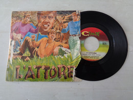 ADRIANO CELENTANO - L' ATTORE-LA TANA DEL RE - DISCO 45 GIRI - CLAN BF 69001 - LEGGI - 45 T - Maxi-Single