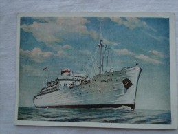 RUSSIA Diesel-electric Ships Russia 1955   AK - Russie