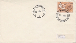 Belgium 1964 Belgian SoutPole Base Ca 23.1.1964, Cover Send To Tel Aviv Israel Ca Bruxelles 22.2.64 (F3687) - Research Stations