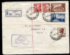 AUSTRALIA COMMONWEALTH 1951 ROUND AUSTRALIA FLIGHT 10 POSTMARKS! - Postmark Collection