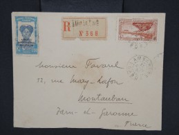 FRANCE-OUBANGUI-Enveloppe En Recommandée De Lambaréné Pour Montauban En 1933 à Voir P6747 - Cartas & Documentos