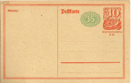 Deutsches Reich Ganzsache 1922 Mi P 152 I * [220615KI] - Cartes Postales