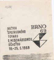 J2436 - Czechoslovakia (1945-79) Control Imprint Stamp Machine (R!): Fair Of Consumer Goods With International Par.. (SK - Prove E Ristampe