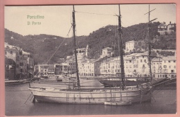 OLD POSTCARD ITALIA ITALY PORTOFINO IL PORTO - Genova (Genua)