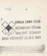 J2445 - Czechoslovakia (1945-79) Control Imprint Stamp Machine (R!): International Exhibition Packaging Technology (CZ) - Essais & Réimpressions