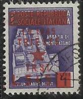 OCCUPAZIONE JUGOSLAVIA IUGOSLAVIA DI TRIESTE 1945 SOPRASTAMPATO D´ITALIA ITALY 5 LIRE + 5 SU 1 L. USATO USED - Jugoslawische Bes.: Triest