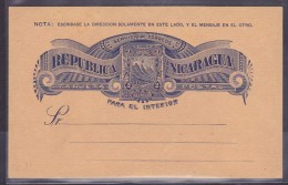 Nicaragua - Lettre - Nicaragua