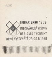 J2454 - Czechoslovakia (1945-79) Control Imprint Stamp Machine (R!): International Exhibition Packaging Technology (SK) - Probe- Und Nachdrucke