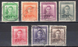 New Zealand 1938 - Mi. 239,42,44-48 - Used - Used Stamps