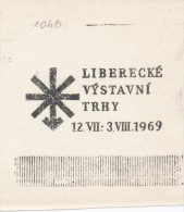 J2459 - Czechoslovakia (1945-79) Control Imprint Stamp Machine (R!): Liberec Exhibition Markets 1969 - Proeven & Herdrukken