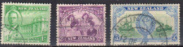 New Zealand 1946 - Mi. 283,85,88 - Used - Used Stamps