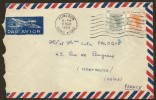 Marcophilie Enveloppe De 1954 De KOWLOON Pour Montrouge - Otros